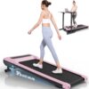 ANCHEER Walking Pad Treadmill with 9% Auto Incline, 4 in 1 Under Desk Treadmill with Remote Control, 2.5HP Walking Treadmill for Home Office, LCD Display/300LBS Weight Capacity/8 Adjustable Slopes