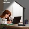 61KzUEUyx9L._AC_SL1500_.jpg Addtam LED Desk Lamp, Power Strip with 3 Outlets 4 USB Charging Ports(2 USBC), 4 Modes 5 Level Brightness Touch Lamp, Small Desk Lamp for Home Office College Dorm Room Essentials