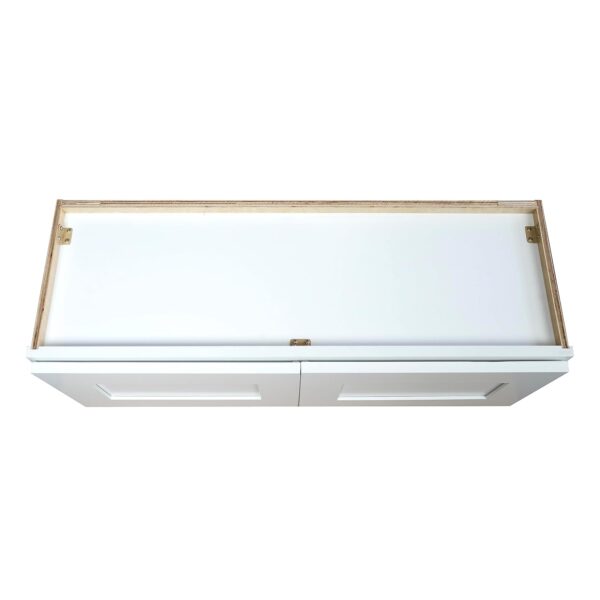 Wall Kitchen Cabinet 36 in. W x 12 in. D x 12 in. H in Shaker White Ready to Assemble