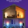 Govee Floor Lamp 2 with Matter, RGBIC Warm Cool White LED Floor Lamp Works with Alexa, 1725lm Corner Floor Lamp with Music Sync, Scene Modes, Smart Floor Lamp for Bedroom, Living Room, Black(1 Pack)