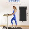Walking Pad Treadmill, Walking pad with Incline,2 in 1 Walking pad for Walking and Jogging, Compact Treadmill for Home Office with LED Display