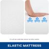 6/8/10/12 inch Gel Memory Foam Mattress for Cool Sleep & Pressure Relief, Medium Firm Mattresses CertiPUR-US Certified/Bed-in-a-Box/Pressure Relieving (10 in, Full) White