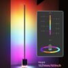 Govee Floor Lamp 2 with Matter, RGBIC Warm Cool White LED Floor Lamp Works with Alexa, 1725lm Corner Floor Lamp with Music Sync, Scene Modes, Smart Floor Lamp for Bedroom, Living Room, Black(1 Pack)