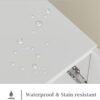 FIMELLO Wall Cabinet, Wooden Medicine Cabinet, Wall Amount Cabinet for Bathroom Laundry Kitchen Garage, White, Set of 2