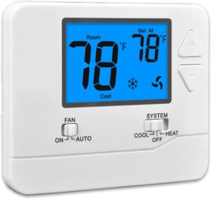 Non-Programmable Thermostats for Home 1 Heat/1 Cool Conventional Single-Stage Systems