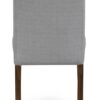 East West Furniture DLAB5-AWA-05 5 Piece Dining Set Contains a Round Dining Room Table with Dropleaf and 4 Upholstered Chairs, 42x42 Inch, Antique Walnut
