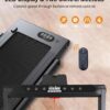 Walking Treadmill - Treadmills for Home & Office - Portable Treadmill with Remote Control, LED Display, 265 LB Capacity, Space-Saving Compact Treadmill for Walking, Jogging, and Running