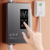 Instant Water Heater Smart Wall Mounted Electric Shower Tankless Instant Water Heater Thermostat for Bathroom Kitchen