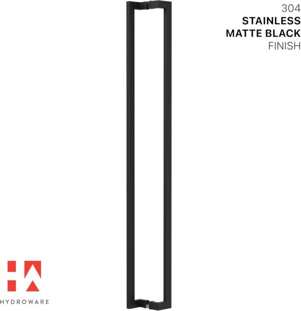 Modern Contemporary Long Stainless Steel Push Pull Door Handle for Home Entrance Glass Shower Wooden Barn & Office Store Shop Doors