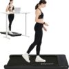 Walking Pad - Under Desk Treadmill, Treadmills for Home/Office, Portable Treadmill, Walking Pad Treadmill Under Desk with Remote Control LED Display- Ideal for Fitness Enthusiast (Black)