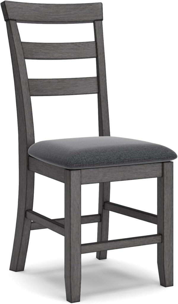 Signature Design by Ashley Bridson Modern 6 Piece Dining Set, Includes Dining Table, 4 Chairs & Bench, Gray