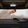 UREVO Walking pad, Under Desk Treadmill for Home Office, Portable Desk Treadmill with Double Shock Absorption Remote Control LED Display, 265 Lb Capacity