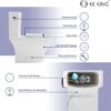 KE KING Lavan® 1000 MaP Score Powerful Flush Comfort Height Floor Mounted Two-Piece Toilet, 12'' Rough-in