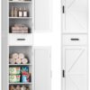 67.1" Tall Bathroom Cabinet, Storage Cabinet with 6 Shelves & Drawer, Bathroom Storage Cabinet with Adjustable Shelves, Tall Cabinet for Bathroom,Living Room, Kitchen, White