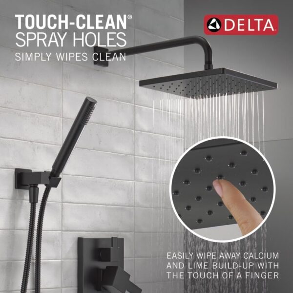 DELTA 342701-BL Modern Shower System, Matte Black