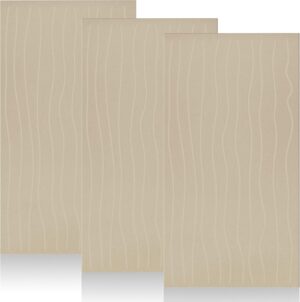 Large Acoustic Panels, 3 Pack Sound Thickened Absorbing Wall Panels, 48" X 24" X 0.5" Decorative Sound Proof Panels in Art Curve for Home, Studios and Offices
