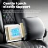 COMHOMA Big and Tall Office Chair, Leather High Back Leather Gaming Chair with Footrest, Executive Ergonomic Office Chair with Pocket Spring Lumbar Support and with Outward Fixed Soft Armrests