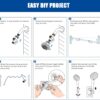 7115LIL6h9L._AC_SL1500_.jpg Double Shower Head, Dual Shower Head for Couples, High Pressure and Adjustable Tandem Shower Head System for Two People