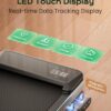 Walking Pad,Treadmill with Incline for Home Office, 2.5HP Portable Under Desk Treadmill with 265 Lbs Capacity,Remote Control, Led Display