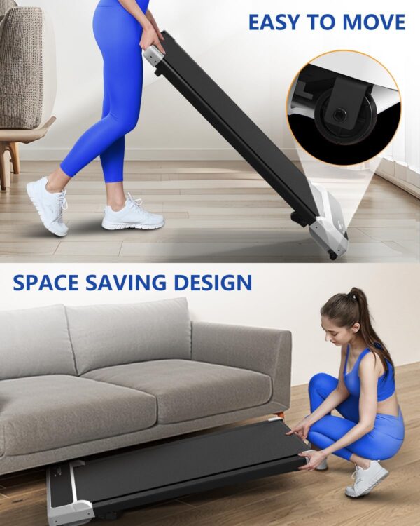 Walking Pad Treadmill, Walking pad with Incline,2 in 1 Walking pad for Walking and Jogging, Compact Treadmill for Home Office with LED Display