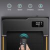 Under Desk Treadmill with Incline, Mini Walking Pad, Treadmills for Home Office, Portable Lightweight Walking Treadmills with Wheel