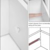 Yaheetech Large Bathroom Floor Cabinet with 4 Dawers and Single Door Cabinet, Freestanding Storage Cabinet Organizer for Bathroom Living Room Hallway, White, 26 x 14 x 35.5 in