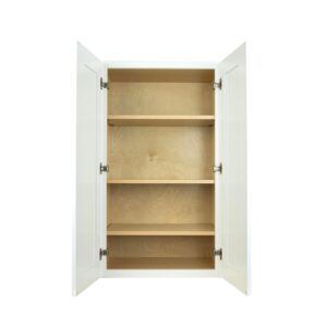 Wall Kitchen Cabinet 24 in. W x 12 in. D x 42 in. H in Shaker White Ready to Assemble