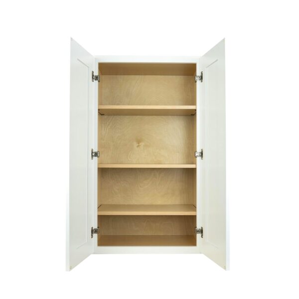 Wall Kitchen Cabinet 24 in. W x 12 in. D x 42 in. H in Shaker White Ready to Assemble