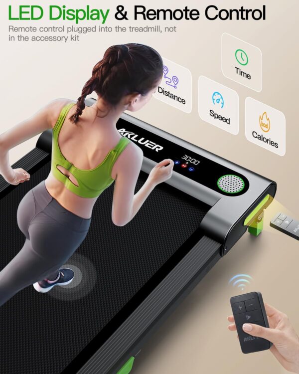 Walking Pad with Incline, Incline Walking Pad Treadmill for Home, 2.5 HP Under Desk Treadmill Small with Remote Control, Walking Pad Small Treadmill with LED Display