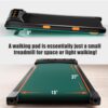 Walking Pad Treadmill, Under Desk Treadmill with Incline for Home Office, 2.5 HP Compact Portable Mini Treadmills Save Space, 2 in 1 Small Walking Pad with Large LED Display, 300 lb Capacity