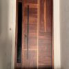 Ranbo 48 Inch Commercial Grade-304 Stainless Steel Modern Contemporary Entry Door Handle Bar Ladder Pull Shower Glass Sliding Barn Door Interior Exterior Door Pull Push, Matte Black