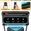 Walking Pad Treadmill, 3.0HP Under Desk Treadmill with Handle Bar and Incline, 300lbs Capacity with Removable Desk Workstation, Foldable Treadmill with Remote Control, APP for Home Office