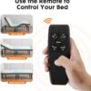 Sweetcrispy Full Adjustable Bed Frame, Ergonomic Electric Bed Base with Wireless Remote and 2 USB Ports, Head and Foot Incline, Zero Gravity Bed, Anti-Snore, Easy Assembly