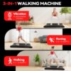 Sperax Walking Vibration Pad with APP, 3 in 1 Under Desk Treadmill, 2.5HP Low Noise Walking Treadmill Pad with Remote Control,Portable Treadmill for Home Office