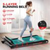 Sperax Walking Vibration Pad with APP, 3 in 1 Under Desk Treadmill, 2.5HP Low Noise Walking Treadmill Pad with Remote Control,Portable Treadmill for Home Office