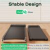 Walking Pad,Treadmill with Incline for Home Office, 2.5HP Portable Under Desk Treadmill with 265 Lbs Capacity,Remote Control, Led Display