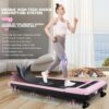 ANCHEER Walking Pad Treadmill with 9% Auto Incline, 4 in 1 Under Desk Treadmill with Remote Control, 2.5HP Walking Treadmill for Home Office, LCD Display/300LBS Weight Capacity/8 Adjustable Slopes