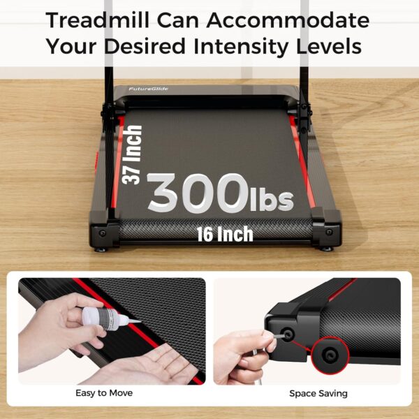 Walking Pad with Handle, 3.0HP Walking pad Treadmill, 3 in 1 Portable Under Desk Treadmill for Home, Treadmil with Handle Bar,Small Treadmill,Folding Walking Treadmill with Remote Control, LED Display