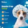 Rinseroo Slip-On Bathtub Faucet Sprayer Attachment. Ultra-Flex Dog Shower Hose Adapter Portable Hose Attachment with Sprayer Pet Showerhead Attach Tub Spout 5 Foot Hose. No Install for Speedy Washing