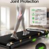 Walking Pad with Incline, Incline Walking Pad Treadmill for Home, 2.5 HP Under Desk Treadmill Small with Remote Control, Walking Pad Small Treadmill with LED Display