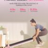 WELLFIT 10% Incline Walking Pad, 265/300+lbs Capacity Under Desk Treadmills, 29lb Lightweight Smart Treadmill with Widen Belt, Portable Treadmills Work with KINOMAP Apple Health for Home Office Small