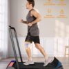 2 in 1 Portable Treadmill and Walking Pad for Home/Office, Foldable with Remote Control, APP, and LED Display