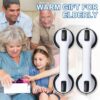 Grab Bars for Bathtubs and Showers, 2 Pack Shower Handle 12 Inch Strong Suction Shower Bar, Safety Bars for Shower Chair, Bathroom Grab Bar for Senior (Black White)
