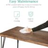 Best Choice Products 5-Piece Metal and Wood Indoor Modern Rectangular Dining Table Furniture Set for Kitchen, Dining Room, Dinette, Breakfast Nook w/ 4 Chairs - Drift Brown