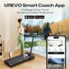 UREVO Walking Pad Treadmill with Incline, 2.5 HP Under Desk Treadmill, Foldable Treadmill for Home Office, Compact Treadmill with LED Display Remote Control 265lbs Weight Capacity