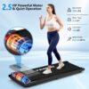 Walking Pad, Walking Pad Treadmill 330 lb Capacity，3 in 1 Portable Under Desk Treadmill for Home and Office with Remote Control, LED Display