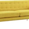 Modway Remark Mid-Century Modern Sofa With Upholstered Fabric In Sunny