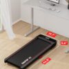 Walking Pad, Under Desk Treadmill, 2.5HP Portable Treadmills for Home/Office, Walking Jogging Machine with Remote Control, LED Display