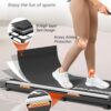 Elseluck Walking Pad, Under Desk Treadmill for Home Office, 2 in 1 Portable Walking Treadmill with Remote Control, Walking Jogging Machine in LED Display