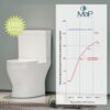 KE KING Lavan® 1000 MaP Score Powerful Flush Comfort Height Floor Mounted Two-Piece Toilet, 12'' Rough-in